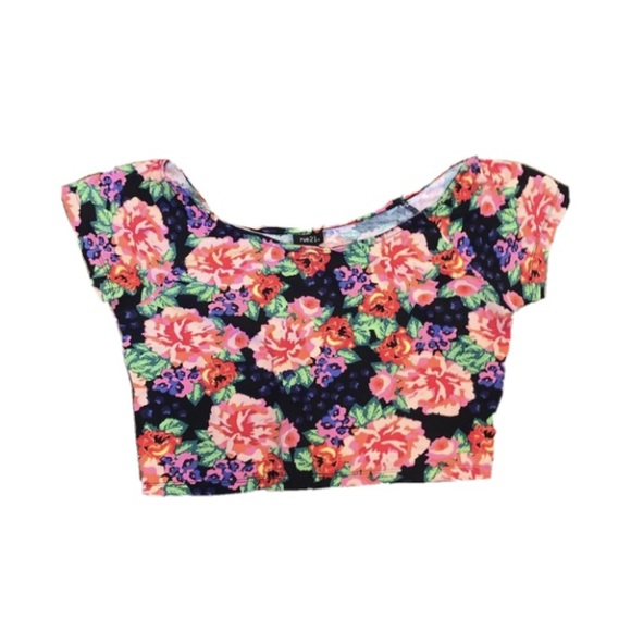 Rue 21 Womens Flower Top - Picture 5 of 6